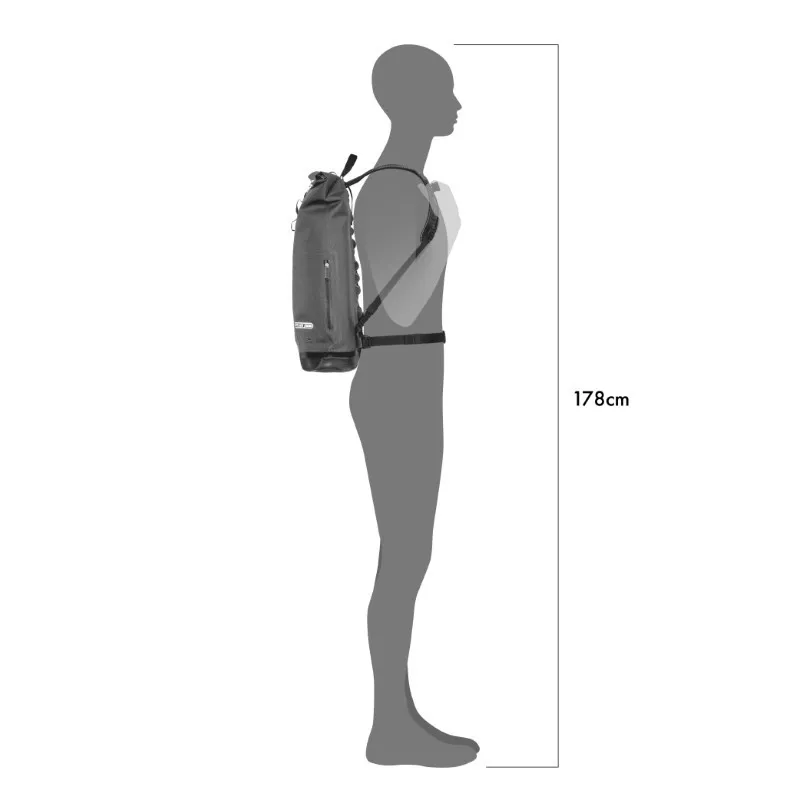 Ortlieb Commuter-Daypack Urban 21L - Pepper Grey-1